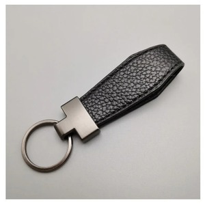 Porte-clés de voiture en cuir exquis de luxe porte-clés imprimé pour dame et hommes meilleur cadeau pour fille et amis masculins - Product Image 2