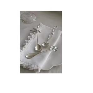 ชุดช้อนกาแฟเครื่องเงินตกแต่งวินเทจช้อนชาสำหรับสะสมหลากหลายสไตล์โบราณ - Product Image 5