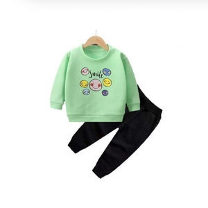 Service OEM pour les vêtements chauds d'hiver décontractés pour tout-petits garçons ensembles de sweat-shirt imprimés pour enfants pour les tout-petits - Product Image 3