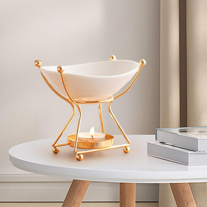 Stylish Metal Iron Wax Jar in Elegant Design with Secure Lid Perfect for Household <b>Candle</b> Storage and Christmas Decor - Product Image 4