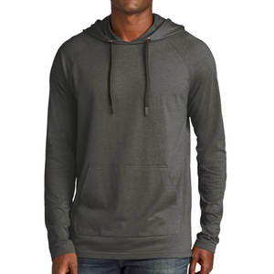Mens Fashion Athletic Breathable <b>Lightweight</b> Sports <b>Hoodies</b> Cotton Polyester Sweatshirt Solid Color Soft Pullover Hoody - Product Image 4