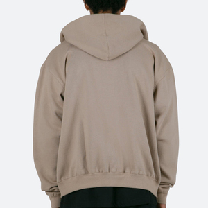 Sudadera con capucha para hombre personalizada Sudaderas con capucha de gran tamaño Bolsillos funcionales Hombro caído Sudadera con cremallera Sudaderas con capucha de peso pesado para hombre - Product Image 5