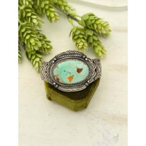 Randy Boyd Royston Fashion <b>Cuff</b> <b>Bracelet</b> with Turquoise & Sterling <b>Silver</b> Elegant Accessory - Product Image 1