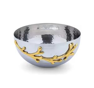 Elegante tazón de chocolate metálico para servir en el hogar de forma contemporánea, eventos decorativos o regalos navideños - Product Image 5