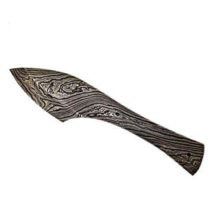 ดามัสกัสใบมีดเปล่าชุดทำมีดล่าสัตว์ทำจากสเตนเลสออกแบบได้ตามต้องการ - Product Image 1