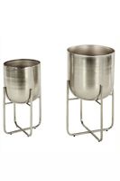 Pot Tanaman Stainless Steel Lukis Tangan Ramah Lingkungan, Model Kerajinan Lengkap, Penjualan Terlaris, Bergaya, Cocok untuk Dekorasi Rumah, Kantor, Restoran