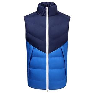 Hommes duvet compressible léger rembourré Double boutonnage bouffant support appelant hiver chaud rembourré matelassé sans manches - Product Image 6