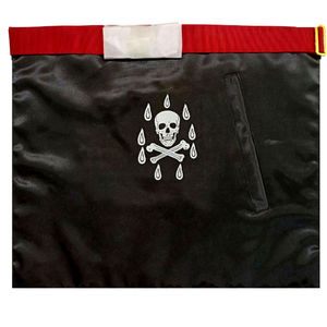 Tablier cérémonial maçonnique brodé de luxe léger à coudre avec tissu personnalisable pour la régalia maçonnique - Product Image 4