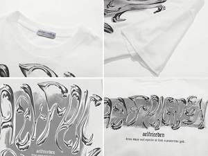 Venta al por mayor OEM ODM 100% algodón hombres y mujeres personalizado impreso ácido lavado Verano de gran tamaño manga corta gráfico camisetas - Product Image 4