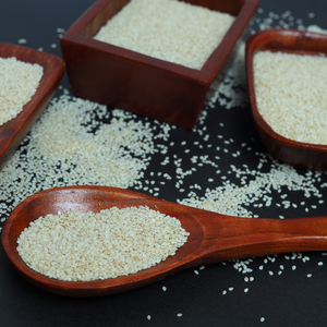 Emballage d'exportation personnalisé OEM marque privée nouvelle récolte de graines de sésame blanches décortiquées du Pakistan produit agricole - Product Image 5