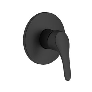 Miscelatore <span class=keywords><strong>doccia</strong></span> nero a scomparsa, - Product Image 1