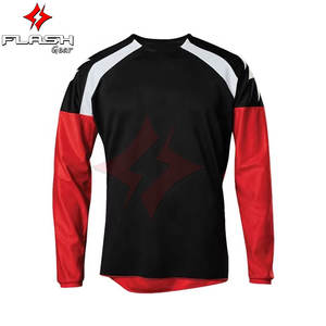 Jersey de Motocross con Estampado por Transferencia de Calor, Colores Personalizados, Resistente al Viento y Transpirable, Invierno, Unisex, Carreras MX, Motocicleta, Duradero - Product Image 2
