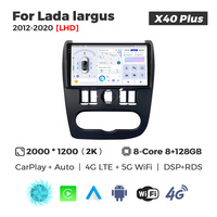 MEKEDE X40 UIS7865 8+128G 2K QLED AKM DSP CarPlay Inalámbrico Android Auto para Lada Largus 2012-2020