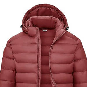 Chaqueta Acolchada Ligera y Plegable para Hombre, con Capucha Desmontable, Resistente al Agua, Abrigo Aislante de Invierno con Puños Elásticos - Product Image 2