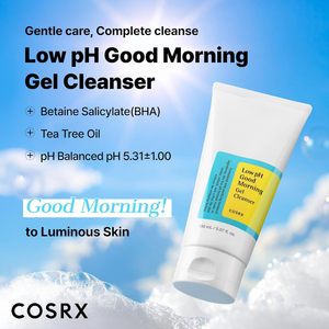 COSRX Gel Limpiador Facial Good Morning de Bajo pH, 5.07 fl oz / 150ml - Product Image 3