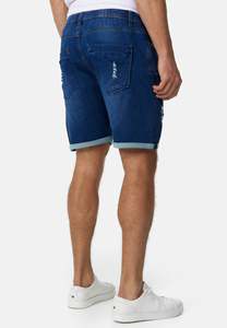 Vente d'été High Street longueur genou Straight Loose Jeans Shorts Hommes Denim Short Pants Male Casual Custom Denim Shorts Pour Hommes - Product Image 2