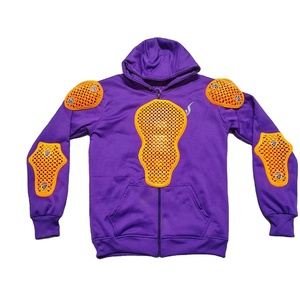 Sweat à capuche en molleton fabriqué pour motocyclettes Sweats à capuche en kevlar approuvés CE pour la protection principale unisexe - Product Image 6