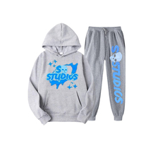 Ensemble de jogging respirant personnalisé de haute qualité pour homme, en coton, deux pièces, streetwear, grande taille, molleton éponge