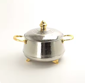 Tendances de l'industrie Design moderne Hot Pots Métal Acier inoxydable Bouton attrayant Ustensiles de cuisine Ustensiles de table Décoration Pots en métal - Product Image 5