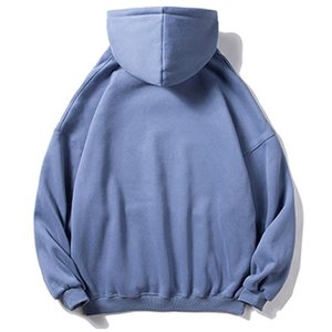 Sweat-shirts à capuche en coton confortable à fermeture éclair unie, col rond, manches longues, patchwork - Product Image 4