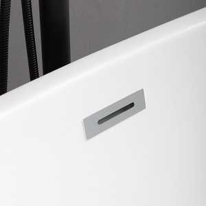 Bañera independiente de acrílico blanca ARIANNA, colección de bañeras de lujo - Product Image 6