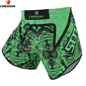 Pantalones cortos de artes marciales de cintura media estilo High Street para hombre, pantalones cortos de tabla sólidos de nuevo diseño, tela de lona con cintura elástica - Product Image 1