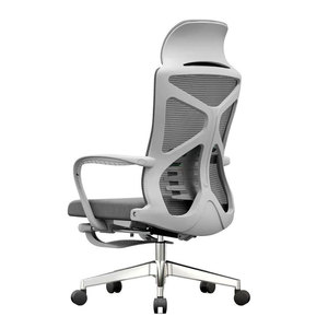 Silla Ergonómica Ajustable de Tela con Reposapiés para Oficina en Casa y Taller - Diseño Minimalista - Product Image 6