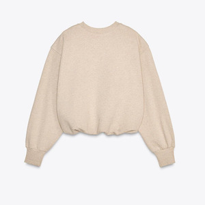 Sudadera cárdigan con cremallera para mujer, chándal con logotipo personalizado alto 2025, trajes deportivos informales para mujer, sudadera de tendencia a la moda - Product Image 3