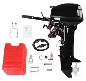 Nouveau moteur hors-bord 2 temps 18 CV diesel à refroidissement par eau pour bateau, arbre long, commande par timon, 246 CC, robuste, pour la pêche 6 - Product Image 2