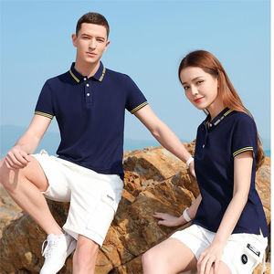 Polos de Algodón Transpirable para Hombre al por Mayor, Camisetas de Golf de Manga Corta con Logotipo Bordado Personalizado - Product Image 2