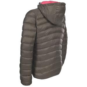 Chaqueta acolchada de color gris sólido de calidad superior OEM para mujer chaqueta de burbujas de tamaño XL con relleno de algodón de tela transpirable con logotipo personalizado - Product Image 2