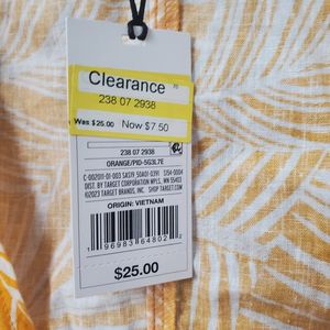 Shade & Shore Top arancione XL da donna con accessorio per costume da bagno con laccetti sul davanti - Product Image 6