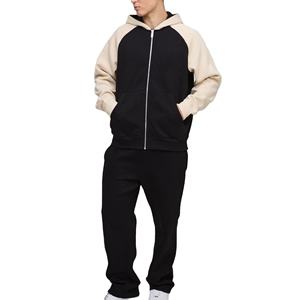 Conjunto Deportivo Unisex 100% Algodón con Estampado Personalizado, Sudadera con Capucha y Pantalones para Hombre, Traje Deportivo de Verano - Product Image 1