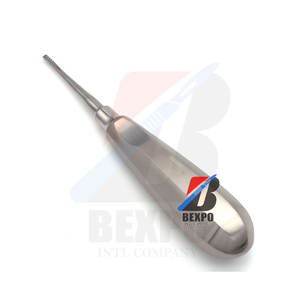 Lindo-Levien Instrument manuel en acier chirurgical 4mm ascenseur incurvé nettoyage d'extraction dentaire équipement de remplissage des dents - Product Image 6