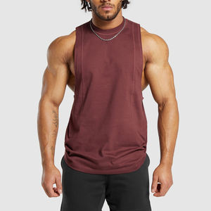 Haute qualité adulte taille sans manches Slim Fit hommes formation Fitness débardeurs en gros musculation maillots - Product Image 1