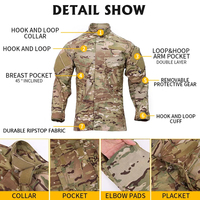 Combinaison tactique de camouflage, uniforme de camouflage chinois, ensemble de tenue d'entraînement tactique, vêtements tactiques