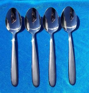 Ensemble de cuillères en acier de qualité supérieure, exportateur indien, finition métallique, accessoires de cuisine pour les fêtes, prix raisonnable - Product Image 1