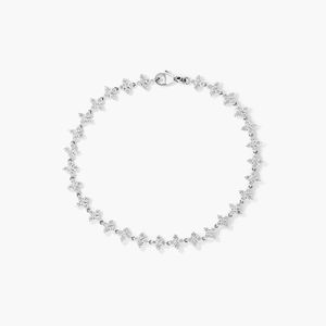 Bracelet en or massif 14 carats certifié IGI 5CT avec diamants cultivés en laboratoire de coupe ronde avec un design exclusif et pour chaque destin - Product Image 5
