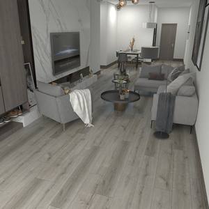 Revêtement de sol en pierre PVC SPC de luxe Imperméable Résistant à l'usure Écologique Taille personnalisable Conception moderne du grain du bois pour une utilisation en intérieur - Product Image 2