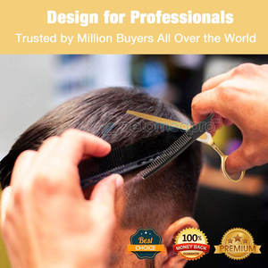 Ciseaux à effiler simples pour salon de coiffure, 30-40 dents, outil professionnel, ciseaux à effiler simples légers pour la coiffure - Product Image 6