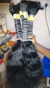 South indian soft Unwefted Indian Human <b>Hair</b> Bundles Soft Raw Bulk <b>Braiding</b> <b>Hair</b> Wave Style Natural <b>Color</b> Wholesale Supplier - Product Image 5