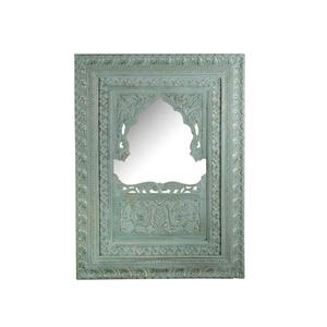 Miroir mural en bois décoratif fabriqué à la main à forte demande pour la décoration de la maison et du bureau disponible à la vente depuis l'Inde - Product Image 2