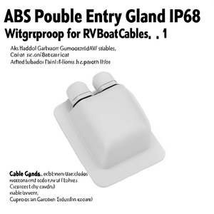 Glanda de Doble Entrada ABS IP68 Impermeable para Cables de RV y Barcos - Product Image 2