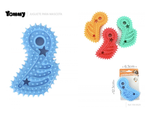 Jouets à mâcher pour animaux de compagnie en TPR faible, 11,8*10,5*2,3 cm, caractéristiques clés : durables et sûrs pour les chiots et les adultes - Product Image 6