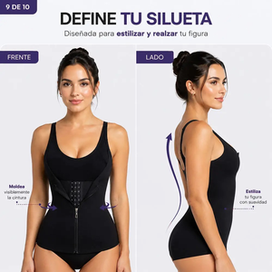 Body modellante senza cuciture con controllo pancia, stile corsetto, per donna - Product Image 1