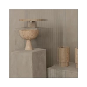 Cuenco decorativo de madera hecho a mano para centro de mesa frutero rústico decoración de madera Natural acento bandeja de exhibición multiusos - Product Image 2