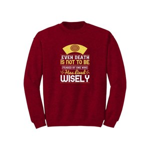 Sweat-shirt en mélange de coton avec des thèmes de bouddha imprimés Style décontracté 12 options de couleur 260-280 Placement de conception personnalisable GSM lourd - Product Image 1