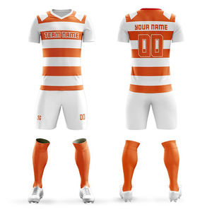 Impression personnalisée gratuite Nouveau modèle de maillots de football Designs Cheap France Football Wear Uniform - Product Image 3