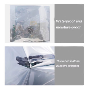 EU stock Anti Static Shielding Bags Silver Gray Resealable ESD Zip <b>Lock</b> Bags for Electronics PCB <b>laptop</b> refurbishment recycling - Product Image 5