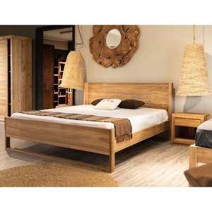 Cama de madera de teca para resort en Maldivas - Product Image 5